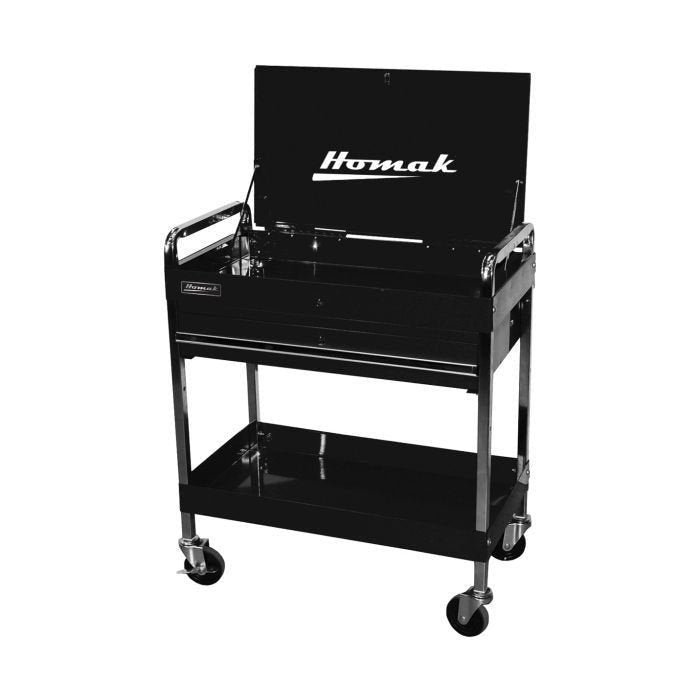 Homak Pro Series 32″ One Drawer Flip Top Service Cart