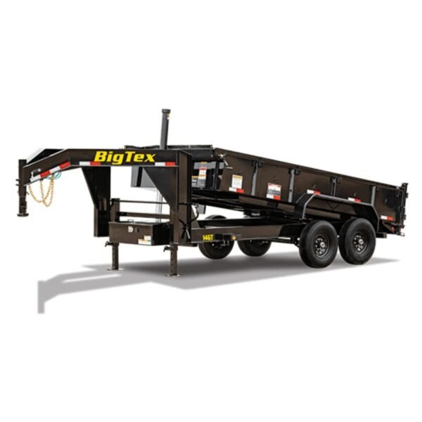 14GT_1-600x600-1_127165a7-2cbc-4c6b-bc01-3decd2589d02.jpg Big Tex Heavy Duty Telescopic Gooseneck Dump Trailer | 14GT - Image 1