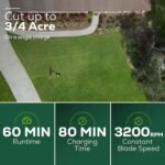 Greenworks 60V 21″ Brushless Self-Propelled Battery Powered Lawn Mower + (2) 4.0Ah Batteries & Dual Port Charger - Image 6