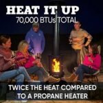 Even Embers Pellet-Fueled Patio Heater, 100 sq. ft., 70,000 BTU - Image 3