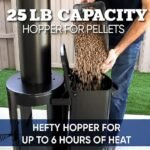 Even Embers Pellet-Fueled Patio Heater, 100 sq. ft., 70,000 BTU - Image 4
