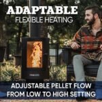 Even Embers Pellet-Fueled Patio Heater, 100 sq. ft., 70,000 BTU - Image 5