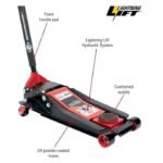 AFF 3.5 Ton Lightning Lift Floor Jack with Two-Piece Handle - Image 2