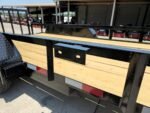 6’4″ x 14 Utility Trailer Powder Coated Dovetail (2) 3500 Axles 7k GVWR - Image 10