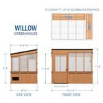 9×6 Willow Greenhouse - Image 2