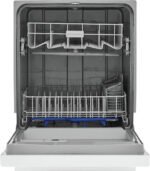 Frigidaire FDPC4221AW 24″ Built-In Dishwasher, Front Control, White - Image 7