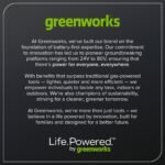 Greenworks 60V 21″ Self Propelled Lawn Mower with (1) 8.0 Ah Battery & Rapid Charger 2546402 - Image 10