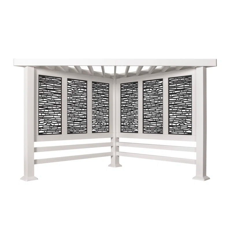 36f84578eb0f1c4e27e619aa5417eda7-1.jpg Richmond Modern Metal Steel Pergola with Canopy - Image 1
