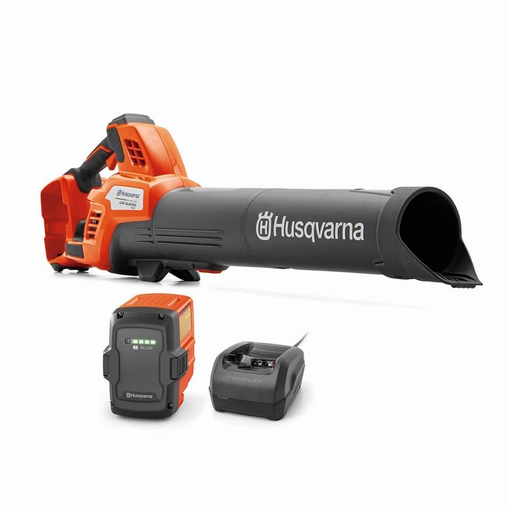 51QS-TlTYyL._SL1000.jpg Husqvarna Leaf Blaster 350iB Cordless Leaf Blower 200 MPH, 40V Battery Included - Image 1