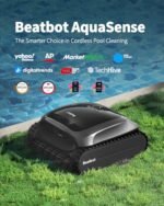 Beatbot AquaSense Cordless Robotic Pool Vacuum Cleaner – Intelligent Path Opimization, Cleans Floor, Walls, and Waterline – Ideal for Above & In-Ground Pools up to 2,260 sq.ft. - Image 7