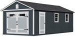 Handy Home Products Manhattan 12×24 Garage Do-it-Yourself Wooden Storage Shed, Does not Include Paint and Roofing Shingles