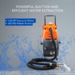 Commercial Heated Carpet & Upholstery Extractor, 160 PSI, 5.3 Gal Tank, 149°F - Image 4