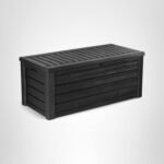 Keter Westwood 150-Gallon Resin Outdoor Storage Box | Weather-Resistant Deck Bin for Patio Cushions, Garden Tools & Pool Accessories – Dark Grey - Image 10