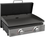 Blackstone 22″ Portable Tabletop Griddle – Dual Burner Flat Top Grill, 24,000 BTU Propane with Stainless Steel Faceplate & Rear Grease System - Image 7