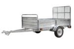 DK2 5-ft x 7-ft Steel Utility Trailer with Ramp Gate ( 1639-lb Capacity ) 2491713