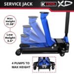 K Tool Heavy-Duty Low-Profile 3.33 Ton Floor Jack - Image 7
