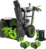 EGO Power+ SNT2405 24-Inch 56V Self-Propelled 2-Stage Cordless Electric Snow Blower with (2) 7.5Ah Batteries & Dual-Port Charger - Image 2