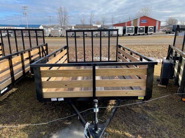 77_129b7c3a-910f-46c4-818e-895fb6349371.jpg 7×10 Heavy-Duty Utility Trailer – Single Axle with Wood Floor & LED Lights - Image 1