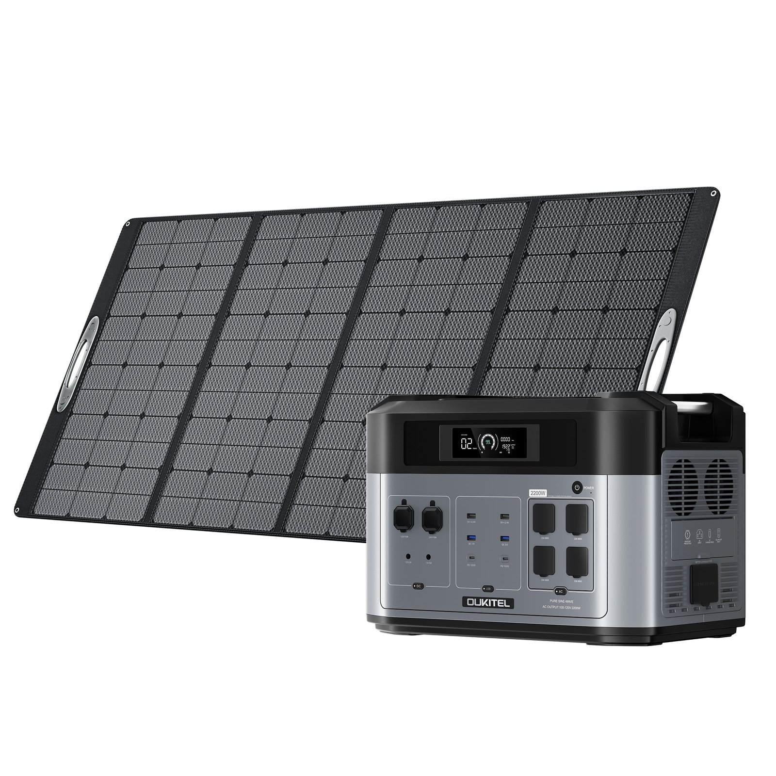 7_404058eb-f074-48a8-94c7-a864b01d6cb2.jpg OUKITEL BP2000+400W Solar Generator - Image 1