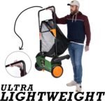 Scotts 26 in. Push Lawn Sweeper LSW70026S, Black/Green - Image 4