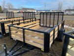 7×10 Heavy-Duty Utility Trailer – Single Axle with Wood Floor & LED Lights - Image 4