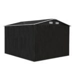 8′ x 10′ Tool Storage Shed Charcoal Black - Image 5