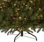 National Tree Company Pre-Lit ‘Feel Real’ Artificial Full Downswept Christmas Tree, Green, Douglas Fir, Dual Color LED Lights, Includes PowerConnect and Stand, 7.5 Feet - Image 3