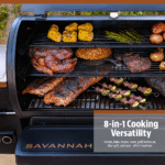 Pit Boss Pellet Smoker, Savannah 1500 Square Inch Wood Fired Pellet Grill, Onyx Series - Image 8