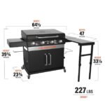 Blackstone 36-in Culinary Cabinet Griddle with Side Table: Versatile Outdoor Cooking in Stainless Steel - Image 11