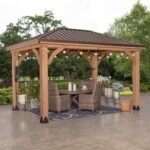 Cordova 14×10 Outdoor Gazebo with Steel Frame and Weather-Resistant Canopy