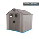 Lifetime 8 Ft x 7.5 Ft Outdoor Storage Shed - Image 3
