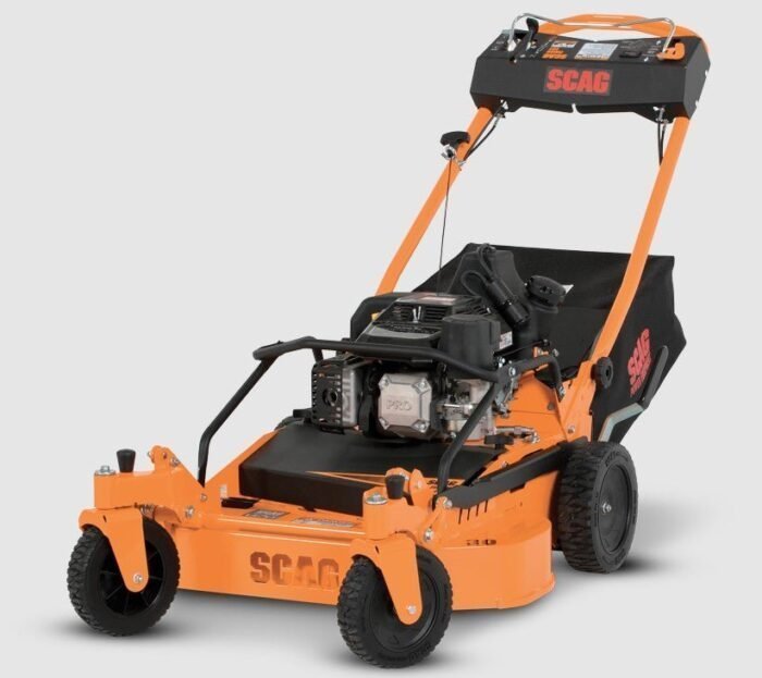 Scag SFC 30″ Walk-Behind Lawn Mower with 224cc Kohler CV Engine & Swivel Casters