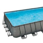 Summer Waves 32ft x 16ft x 52in Rectangle Frame Above Ground Swimming Pool Set - Image 7