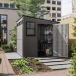 Suncast 8 ft. x 7 ft. Cabana Entertainment Shed BMCB8730T - Image 3