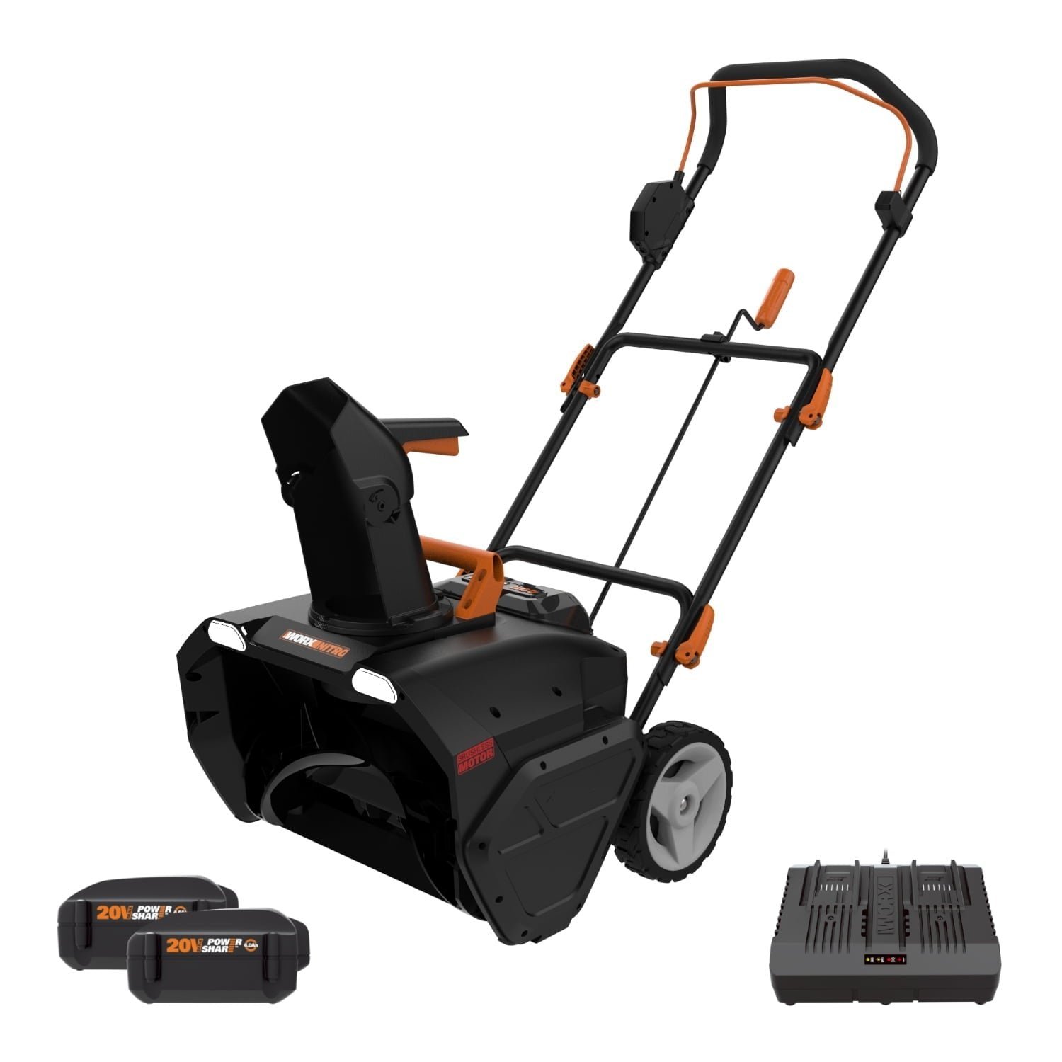 Worx WG471 40V Power Share 20″ Cordless Snow Blower with Brushless Motor