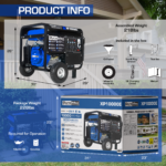 10,000 Watt Gasoline Portable Generator - Image 8