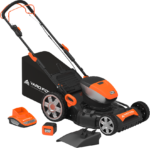 Yard Force YF60VRX Lawn Mower 21″ w/ Lithium-Ion Battery and Fast Charger 60V New
