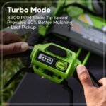 Greenworks 60V 21″ Self Propelled Lawn Mower with (1) 8.0 Ah Battery & Rapid Charger 2546402 - Image 17