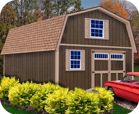 Best Barns Virginia 16×28 Wood Storage Garage