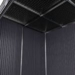 Suncast Modernist® 8 ft. x 7 ft. Dual Barn Door Storage Shed - Image 9