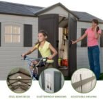 Lifetime Storage Shed: lifetime Garden Building Shed – 15′ X 8′ – Gray - Image 6