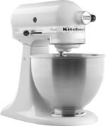 KitchenAid – Classic Series 4.5 Quart Tilt-Head Stand Mixer – White - Image 2