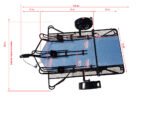 Stand, Store or Roll Ride-Up 3-Rail Motorcycle Trailer - Image 7