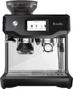 Breville – the Barista Touch Espresso Machine with 15 bars of pressure, Milk Frother and intergrated grinder – Black Truffle