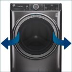 GE – 4.8 CuFt High-Efficiency Stackable Smart Front Load Washer w/UltraFresh Vent System & Microban Antimicrobial Technology – White on white - Image 3