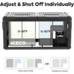 ICECO VL90 ProD 95 Quarts(90L) Dual Zone Portable Refrigerator, Multi Directional Lid, 12 Volt Refrigerator Home & Car Use - Image 3