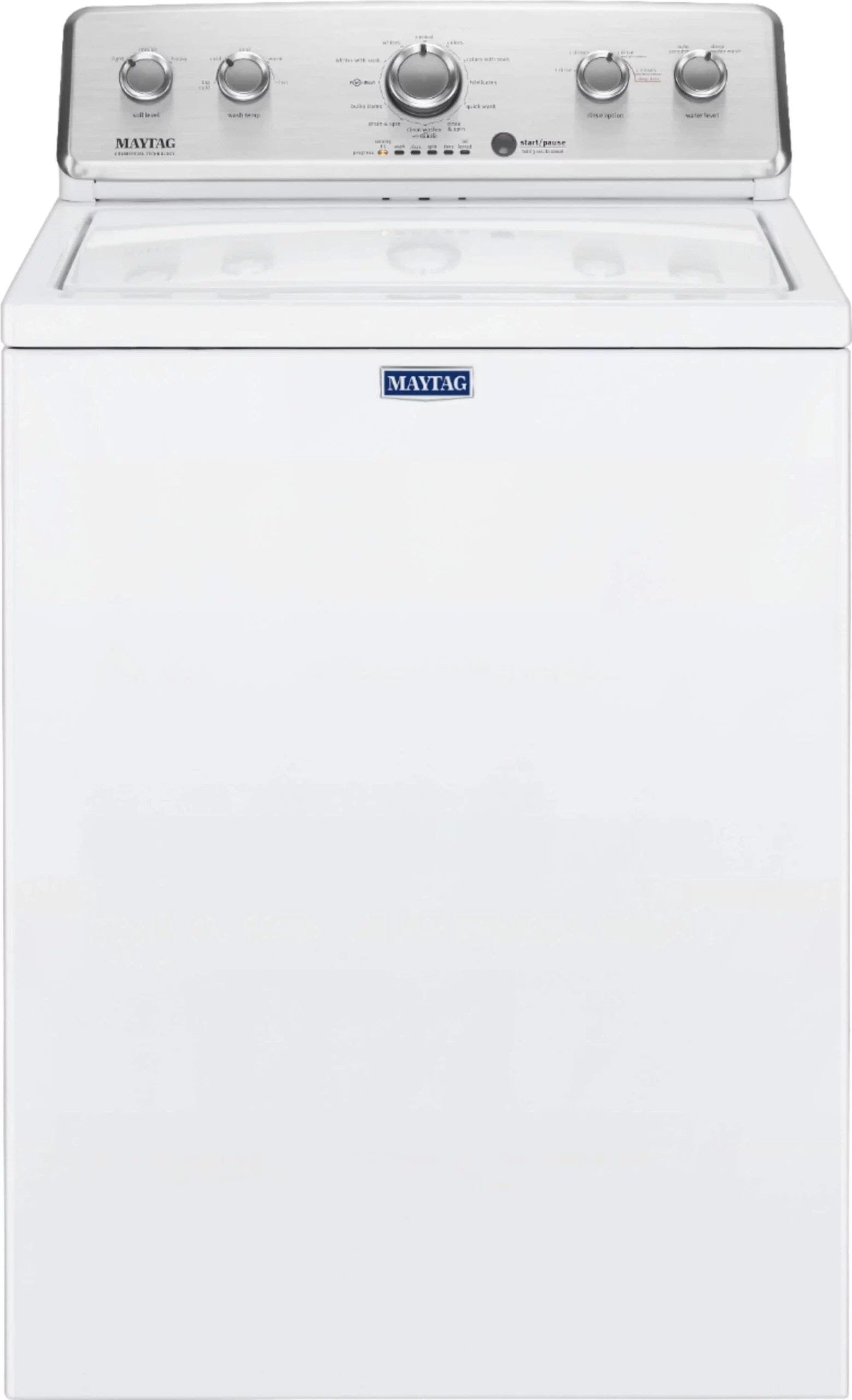 Maytag 3.8 Cu. Ft. High Efficiency Top Load Washer with PowerWash Agitator – White