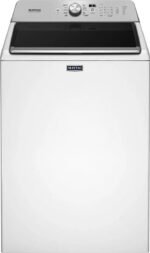 Maytag – 4.7 Cu. Ft. Top Load Washer with Dual-Action PowerWash Agitator – White