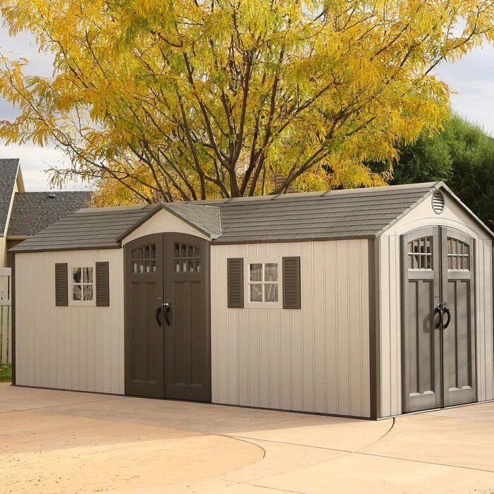 img-277_99b50ab6-ac72-4a30-9052-ed9f8d247b6a.jpg 20×8 ft Outdoor Plastic Storage Shed – Durable Weather-Resistant Garden Shed - Image 1