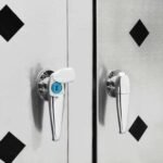 vidaXL Triple Wheelie Bin Shed 63.4 gal Stainless - Image 5